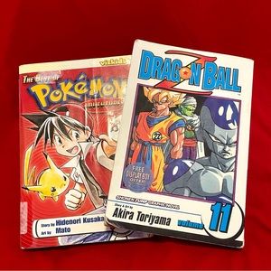 Collectible DBZ & Pokémon Comic Book Set